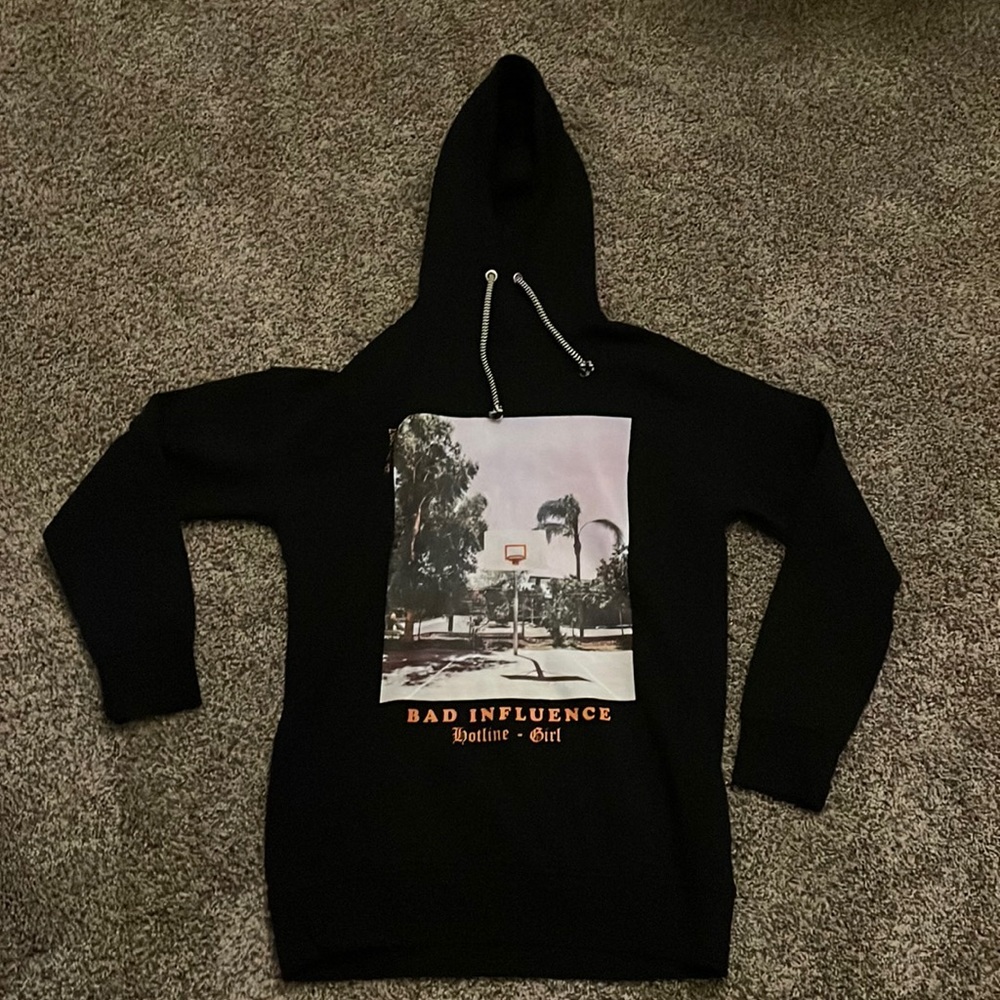 Missguided Oversized Black Hoodie